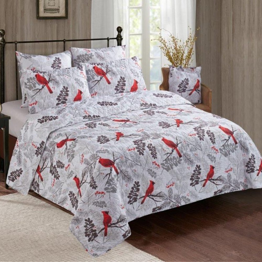 Regal Comfort Cardinal Quilt - King Size